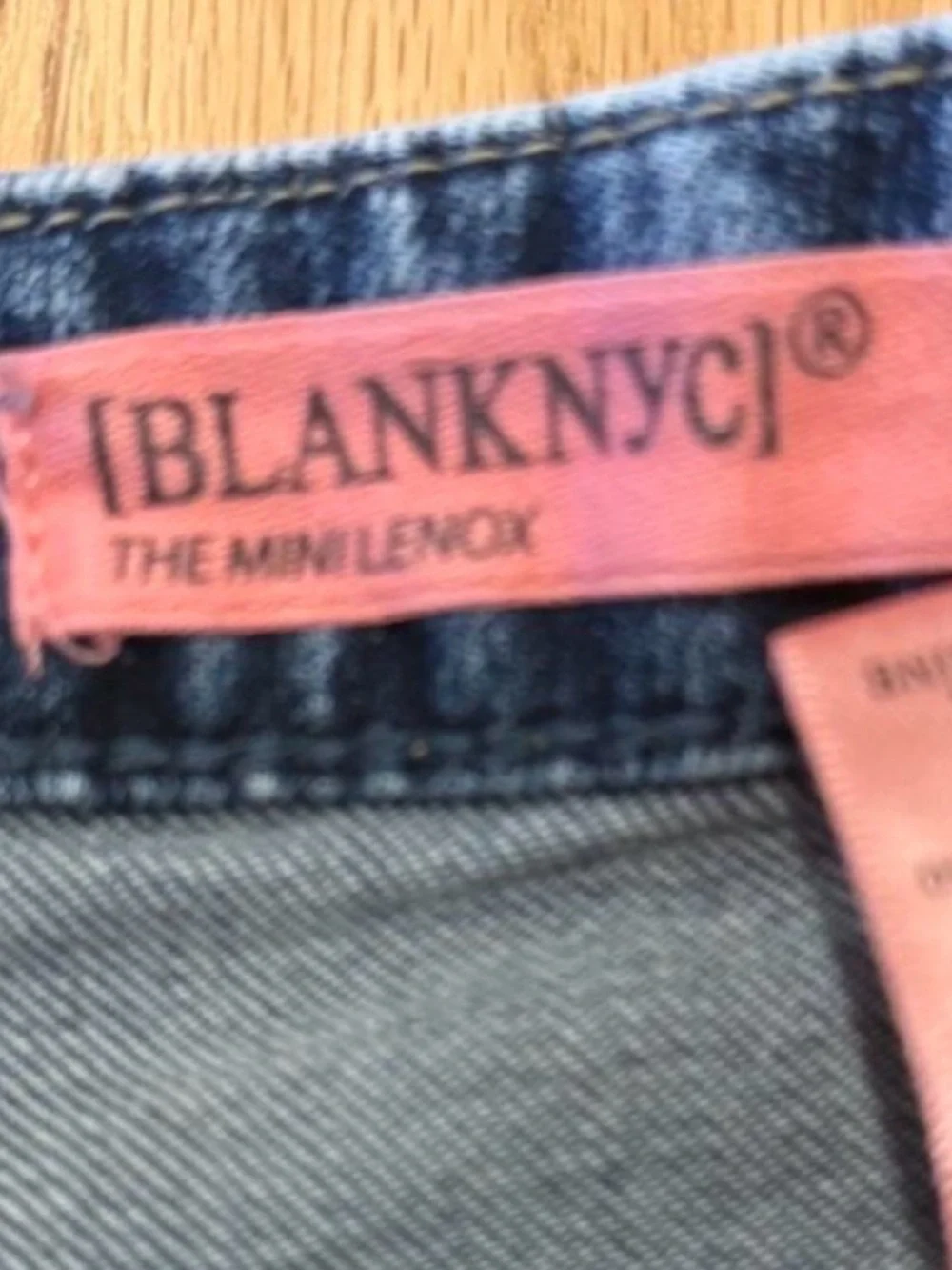 Blank NYC Distressed Denim Shorts - Blue